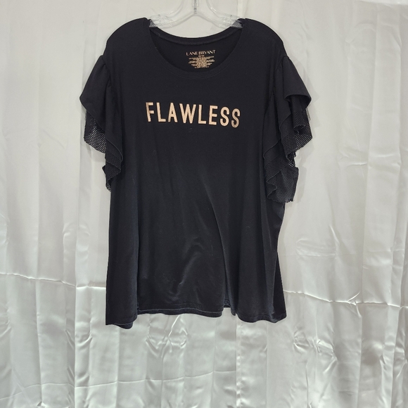 Lane Bryant Tops - Lane Bryant Size 3X Black Flawless Top